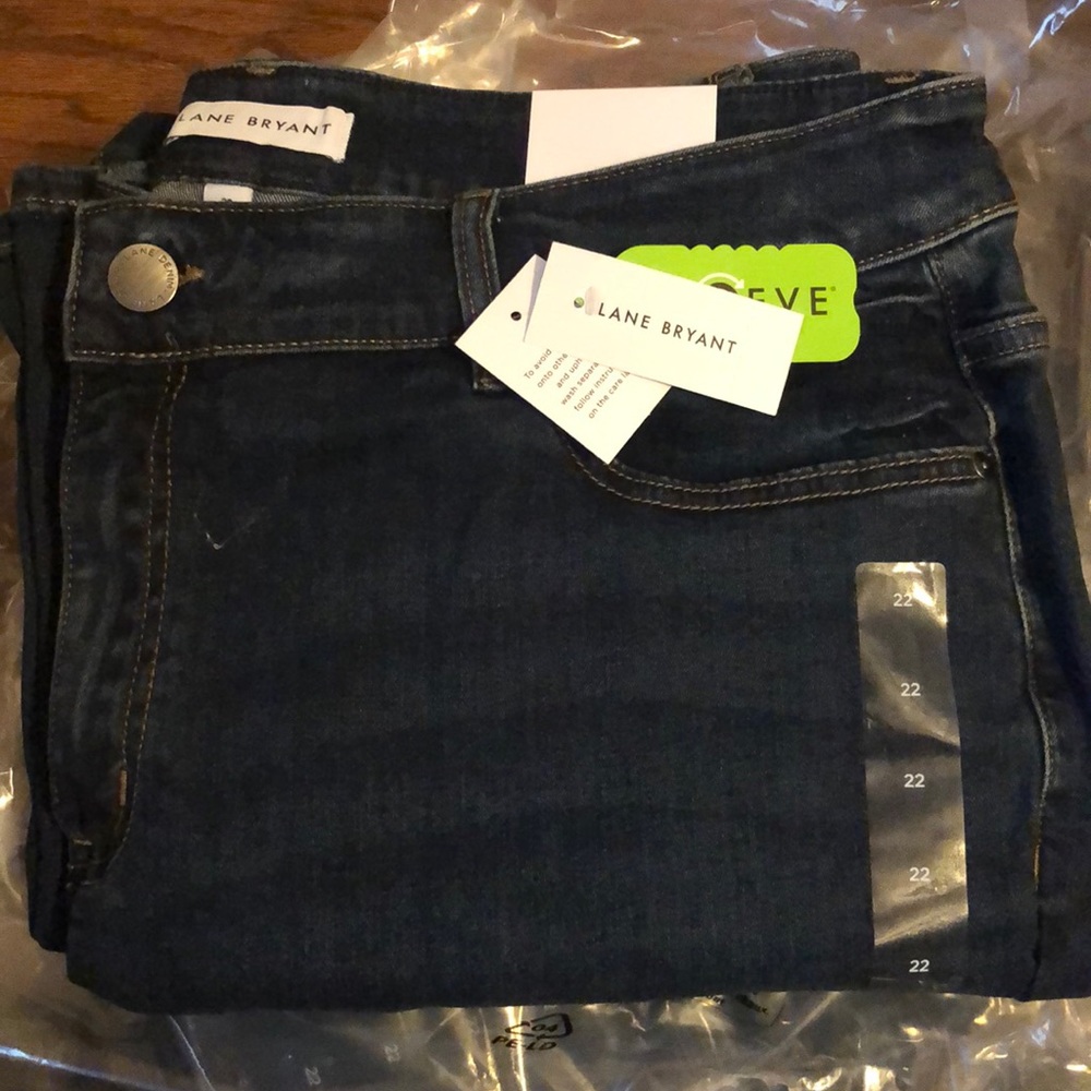 Lane Bryant boot cut high rise jeans size 22